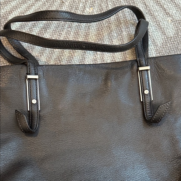 KATE SPADE TOTE BLACK PEBBLED LEATHER - Picture 3 of 12